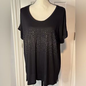 Black Shirt with Sequins